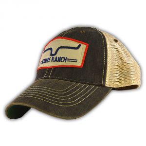 Kimes Ranch Vintage Trucker Kimes Patch Black Snapback Hat